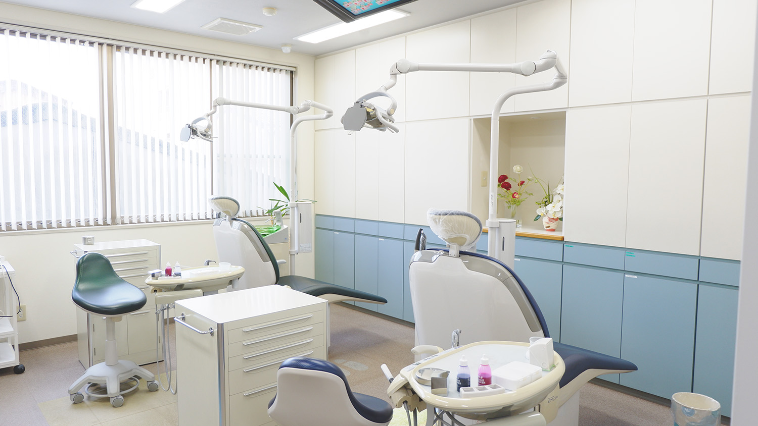 ふじさわ矯正歯科の治療室